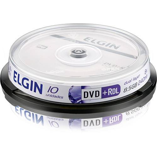 Assistência Técnica, SAC e Garantia do produto DVD+R Elgin 8,5GB/240min 8x (Dual Layer) (Cake C/ 10)