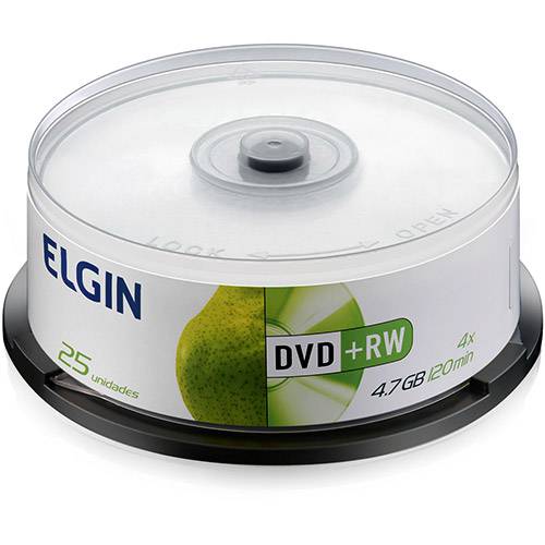 Assistência Técnica, SAC e Garantia do produto DVD+RW Elgin 4.7GB/120min 4X (Cake C/ 25)