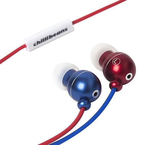 Assistência Técnica, SAC e Garantia do produto Earphone Chilli Beans BEANS Vermelho e Azul SE-1008MV/3-7