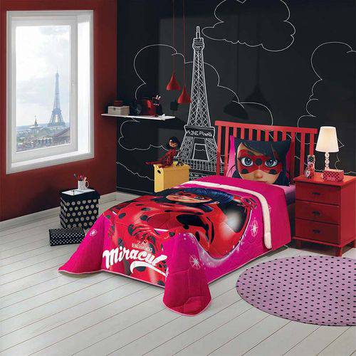 Assistência Técnica, SAC e Garantia do produto Edredom Solteiro Infantil Lady Bug Miraculous Lepper