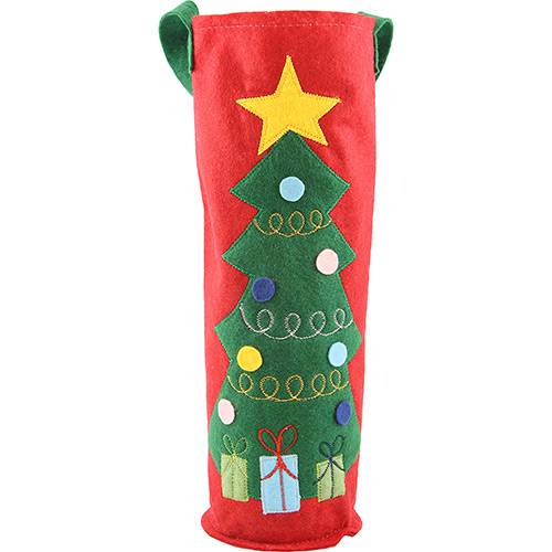 Assistência Técnica, SAC e Garantia do produto Embalagem para Garrafa com Estampa Árvore de Natal - Christmas Traditions