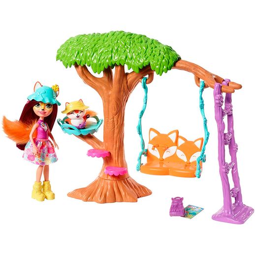 Assistência Técnica, SAC e Garantia do produto Enchantimals Cômodos da Casa - Playground e Boneca Felicity Fox - Mattel