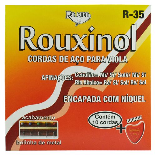 Assistência Técnica, SAC e Garantia do produto Encordoamento Inox Viola Máxima Extra com Bolinha - Rouxinol