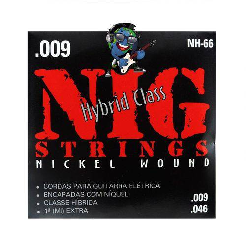 Assistência Técnica, SAC e Garantia do produto Encordoamento NIG Guitarra 009 - 046 Hibrido NH66