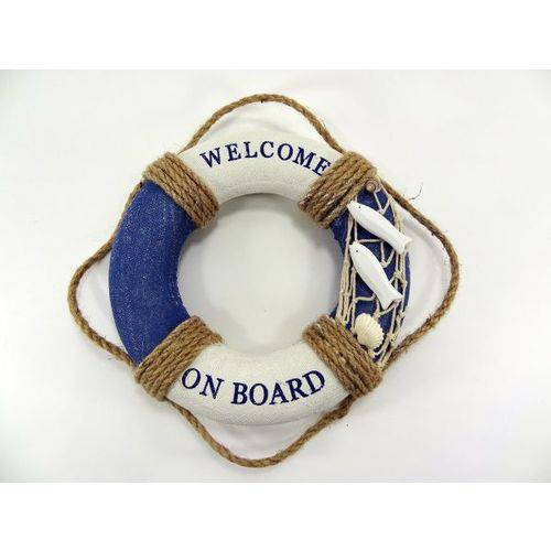 Assistência Técnica, SAC e Garantia do produto Enfeite Boia Welcome On Board 20 Cm - AX-49 - The Home