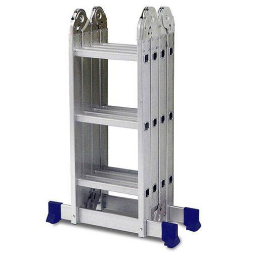 Assistência Técnica, SAC e Garantia do produto Escada de Alumínio Dobrável 12 Degraus 4x3