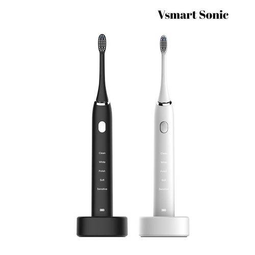 Assistência Técnica, SAC e Garantia do produto Escova Dental Elétrica Recarregável Vsmart Sonic Essencial 5 Modos de Limpeza Preta