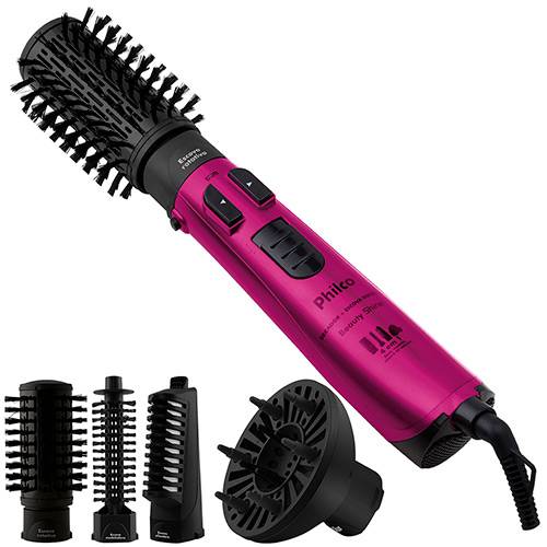 Assistência Técnica, SAC e Garantia do produto Escova Rotativa Philco Beauty Shine Rosa/Preto