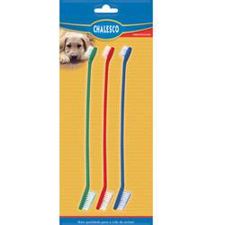 Assistência Técnica, SAC e Garantia do produto Escovas de Dente P/ Cães (cores Sortidas) - Chalesco
