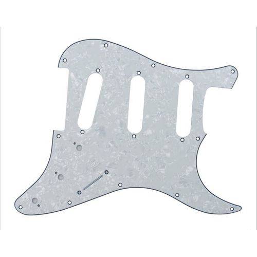 Assistência Técnica, SAC e Garantia do produto Escudo Guitarra Stratocaster SSS Branco Perolizado