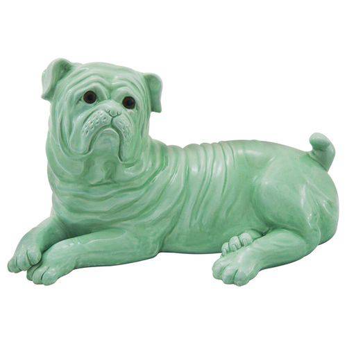 Assistência Técnica, SAC e Garantia do produto Escultura de Cachorro em Porcelana Verde