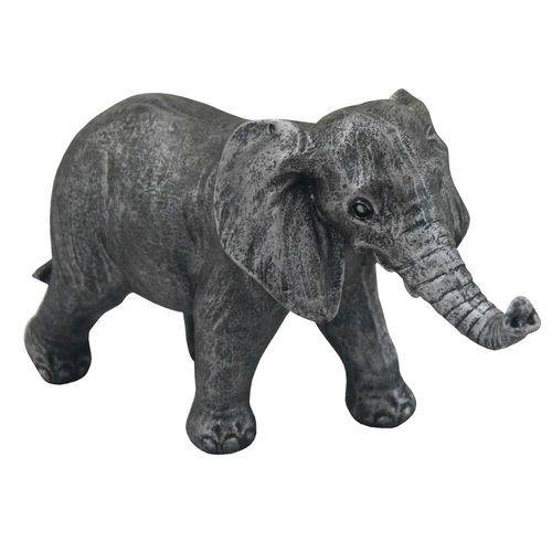 Assistência Técnica, SAC e Garantia do produto Escultura em Resina Decorativa Elefante Prata 26x16x30 Cm