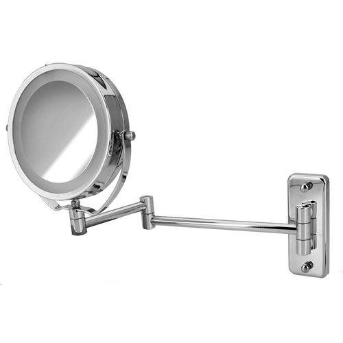 Assistência Técnica, SAC e Garantia do produto Espelho de Parede Articulado com Aumento e Luz de Led