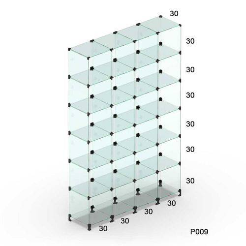 Assistência Técnica, SAC e Garantia do produto Estante Vitrine de Vidro Modulado 1,20 X 1,90 X 0,30 para Armarinhos.