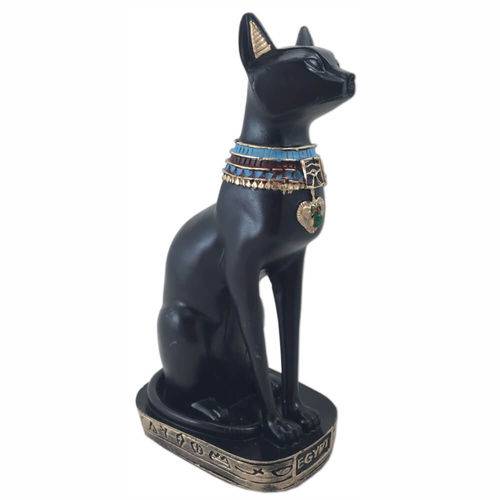 Assistência Técnica, SAC e Garantia do produto Estátua Deusa Bastet Bast Ubasti Ba-en-aset ou Ailuros Gato Egito.