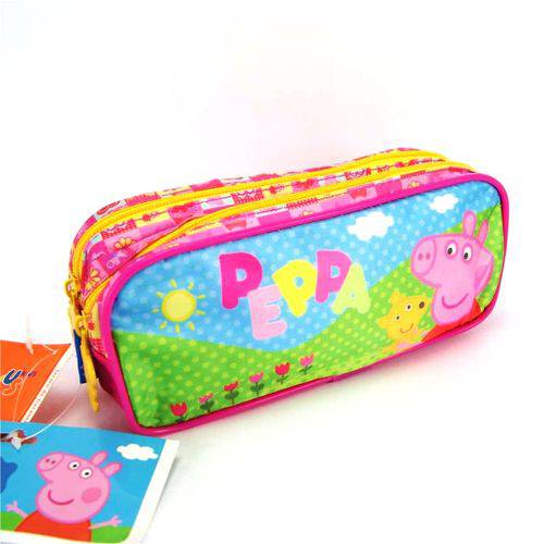 Assistência Técnica, SAC e Garantia do produto Estojo Escolar Peppa Pig Duplo Ref 5235 Xeryus Kids