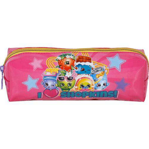 Assistência Técnica, SAC e Garantia do produto Estojo Simples Pvc Shopkins Squishes - 7676 - Artigo Escolar - Único