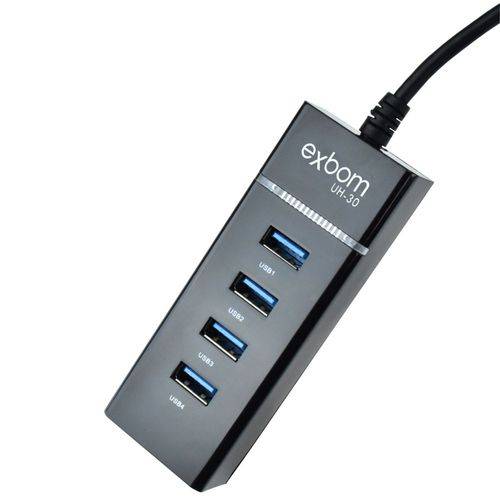 Assistência Técnica, SAC e Garantia do produto Hub 4 Portas Usb 3.0 Super Speed 5.0gb/s Led Indicador - UH-30 - Exbom