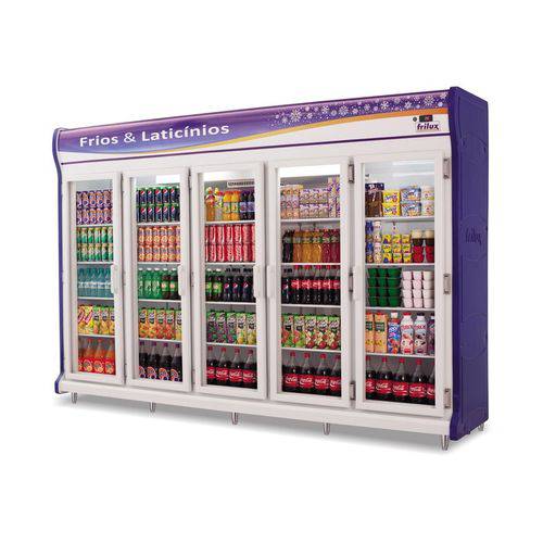 Assistência Técnica, SAC e Garantia do produto Expositor Auto Serviço 5 Portas para Bebidas, Frios e Laticiníos - Frilux - 220v