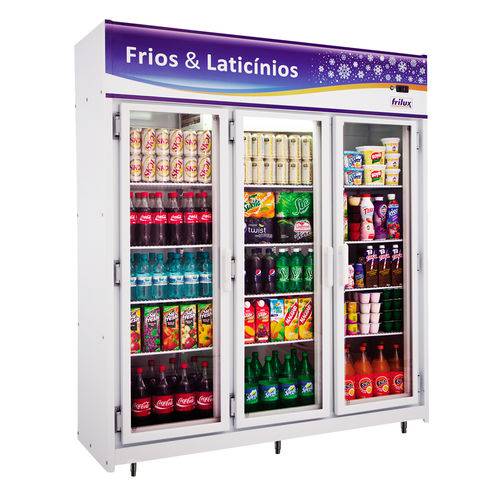 Assistência Técnica, SAC e Garantia do produto Expositor de Bebidas Vertical 3 Portas 1080 Litros Economic RF-022 - Frilux