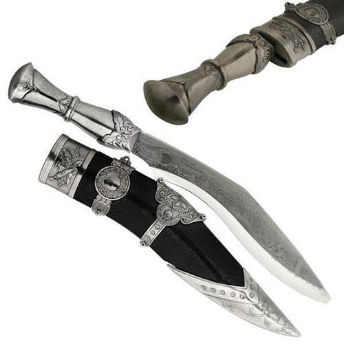 Assistência Técnica, SAC e Garantia do produto Faca Kukri Classica Decorativa Sem Fio Acompanha Bainha Master Cutlery