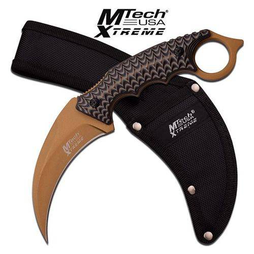 Assistência Técnica, SAC e Garantia do produto Faca Mtech Usa Xtreme Karambit com Empunhadura em G10 Master Cutlery