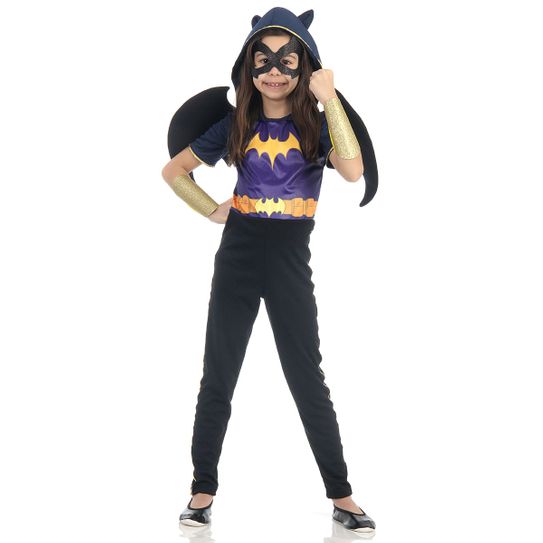 Assistência Técnica, SAC e Garantia do produto Fantasia Batgirl Infantil - Super Hero Girls P