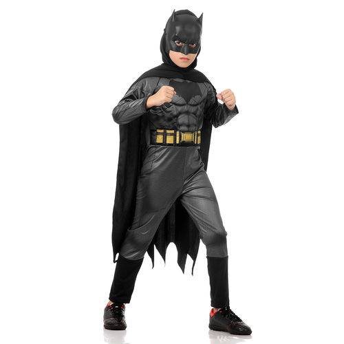 Assistência Técnica, SAC e Garantia do produto Fantasia Batman Infantil Luxo - Liga da Justiça