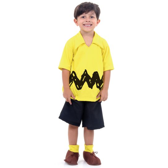 Assistência Técnica, SAC e Garantia do produto Fantasia Charlie Brown Infantil - Peanuts
 P