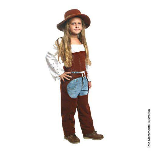 Assistência Técnica, SAC e Garantia do produto Fantasia Cowgirl Infantil Luxo P