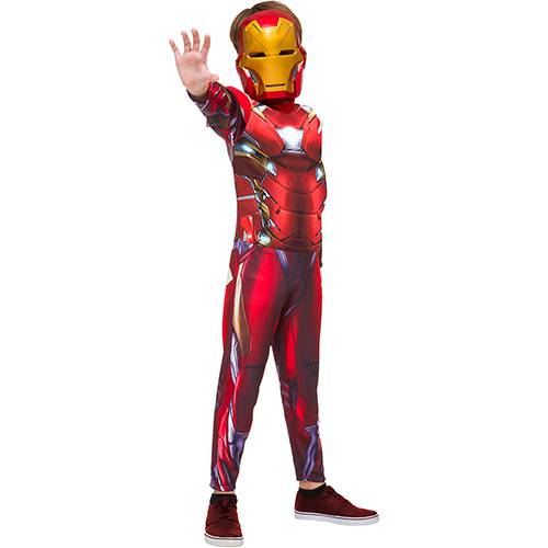 Assistência Técnica, SAC e Garantia do produto Fantasia Iron Man Civil War Longo - P