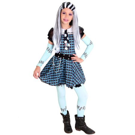 Assistência Técnica, SAC e Garantia do produto Fantasia Luxo Monster High Frankie Xadrez - G