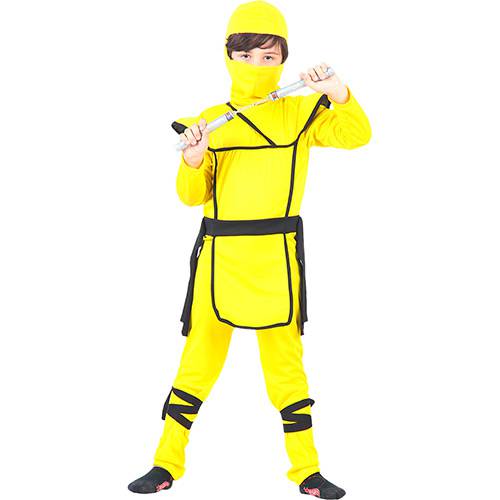 Assistência Técnica, SAC e Garantia do produto Fantasia Ninja Amarelo - P