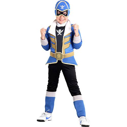 Assistência Técnica, SAC e Garantia do produto Fantasia Power Ranger Super Mega Force Premium Azul/P