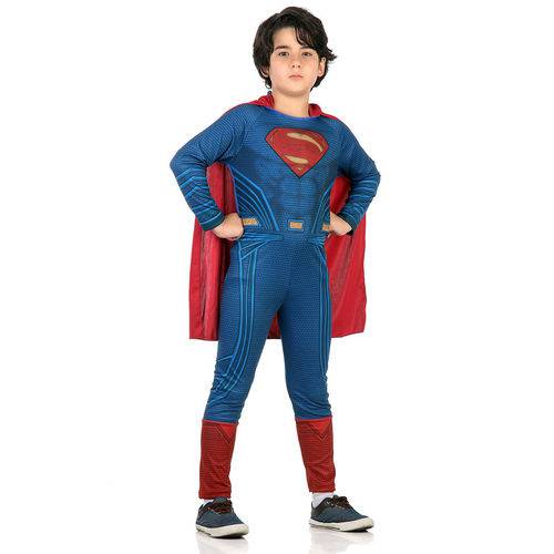 Assistência Técnica, SAC e Garantia do produto Fantasia Super Homem Infantil Standard - Liga da Justiça