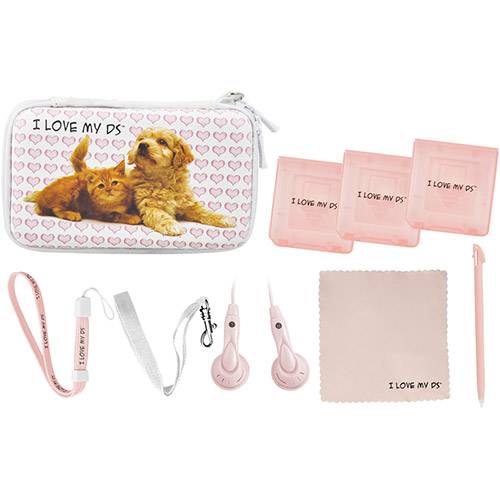 Assistência Técnica, SAC e Garantia do produto Fashion Kit para 3DS XL Pets - Branco/Rosa - Tech Dealer