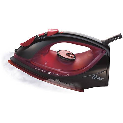 Assistência Técnica, SAC e Garantia do produto Ferro à Vapor Spray Oster 5966 Cerâmica Preto e Vermelho - 1200W