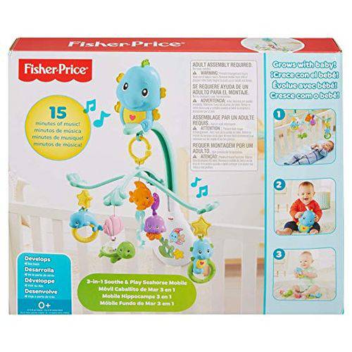 Assistência Técnica, SAC e Garantia do produto Fisher Price Mobile Musical 3 em 1 Fundo do Mar Dfp12 Mattel