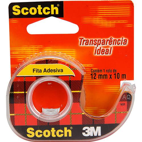 Assistência Técnica, SAC e Garantia do produto Fita Scotch Rl 12mm X 10M + Hand Dispenser - 3M