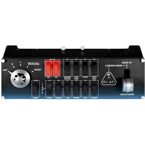 Assistência Técnica, SAC e Garantia do produto Flight Switch Panel Saitek Logitech G Controle de Interruptores de Simulação Profissional