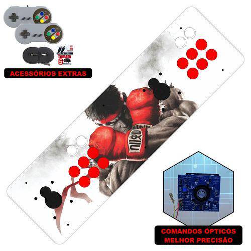 Assistência Técnica, SAC e Garantia do produto Fliperama Arcade Portátil 12 Mil Jogos Zero Delay com Comandos Ópticos - Ryu SFV