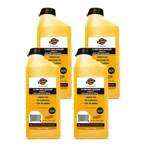 Assistência Técnica, SAC e Garantia do produto Fluido para Radiador Pronto Uso Kit 4und Amarelo Braclean