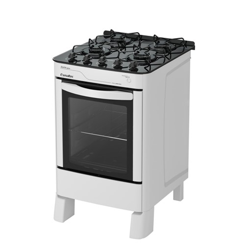 Assistência Técnica, SAC e Garantia do produto Fogão Esmaltec Ágata Glass 4090 4 Bocas Fogão Esmaltec 4 Bocas Autolimpante e Acendimento Automático