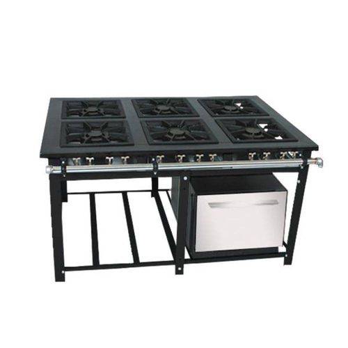 Assistência Técnica, SAC e Garantia do produto Fogão Industrial 6 Bocas Simples com Forno - M6f - Venâncio