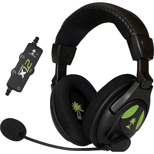 Assistência Técnica, SAC e Garantia do produto Fone de Ouvido C/ Fio Ear Force X12 para Xbox 360/PC - Turtle Beach