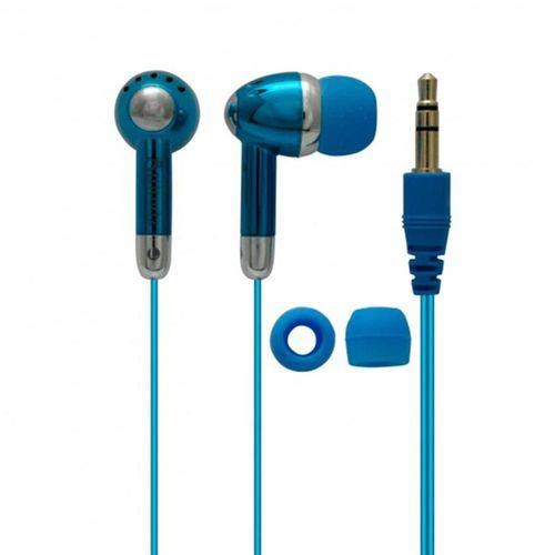 Assistência Técnica, SAC e Garantia do produto Fone de Ouvido com Fio Coby Azul - Cve53