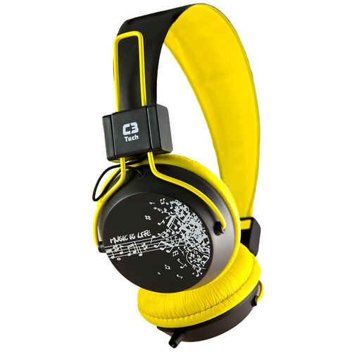 Assistência Técnica, SAC e Garantia do produto Fone de Ouvido com Microfone MI-2358RY Preto e Amarelo P2 C3 TECH