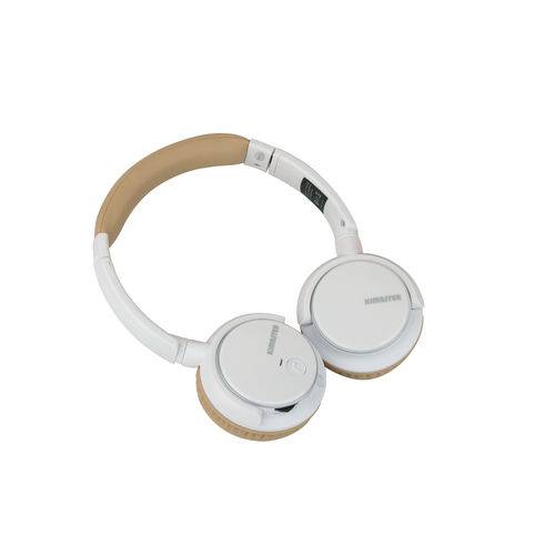 Assistência Técnica, SAC e Garantia do produto Fone de Ouvido Headphone Bluetooth Kimaster Branco e Bege K1BM