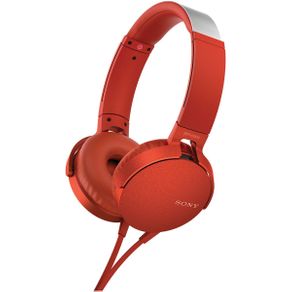 Assistência Técnica, SAC e Garantia do produto Fone de Ouvido Headset Sony MDR-XB550/R Vermelho