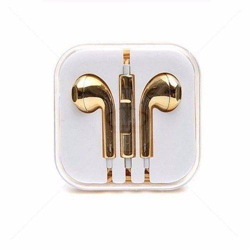 Assistência Técnica, SAC e Garantia do produto Fone de Ouvido para IPhone 5 Dourado Compativel